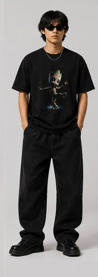 Dancing Baby Groot Premium Cotton T-Shirt | Guardians Series